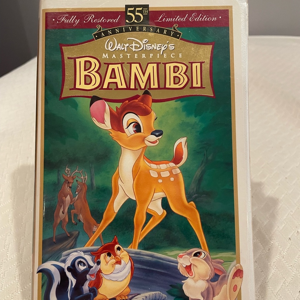Bambi VHS 55th Anniversary Limited Edition